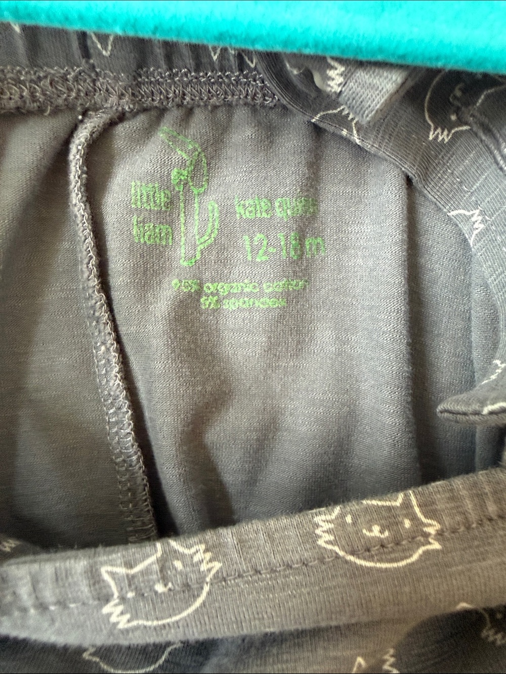 Kate Quinn Organic Cotton Cat Print Overalls - Picture 2 of 3